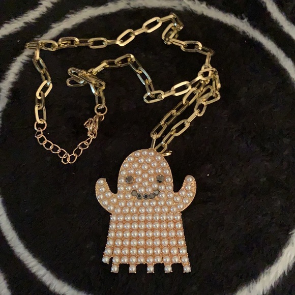 Other - Ghost bling necklace 🤑 👻